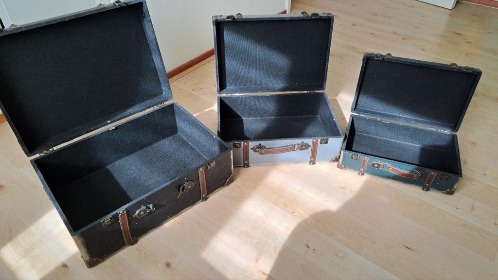 Leuke vintage koffertjes, Sieraden, Tassen en Uiterlijk, Koffers, Ophalen of Verzenden