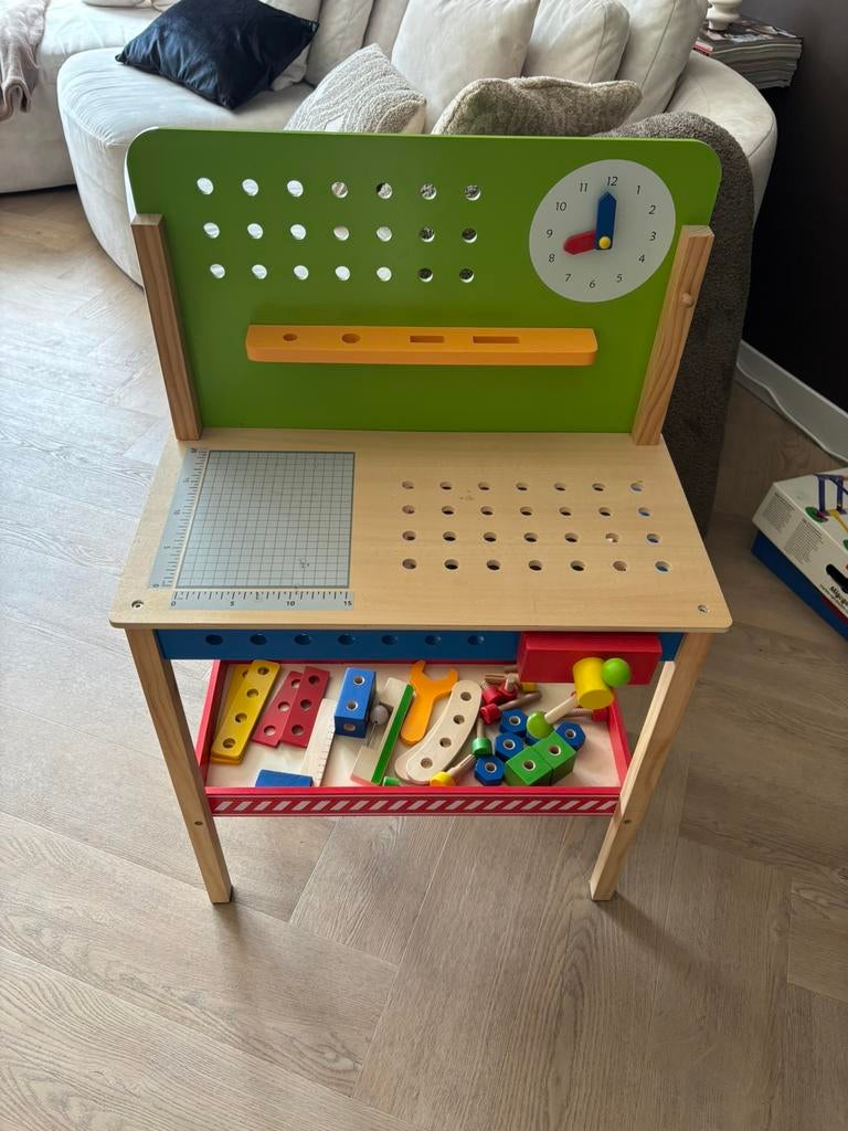 Houten kinder werkbank, Ophalen, Gebruikt