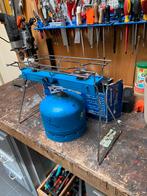 Campinggas tweepitsbrander met gaskruik, Ophalen of Verzenden, Gebruikt