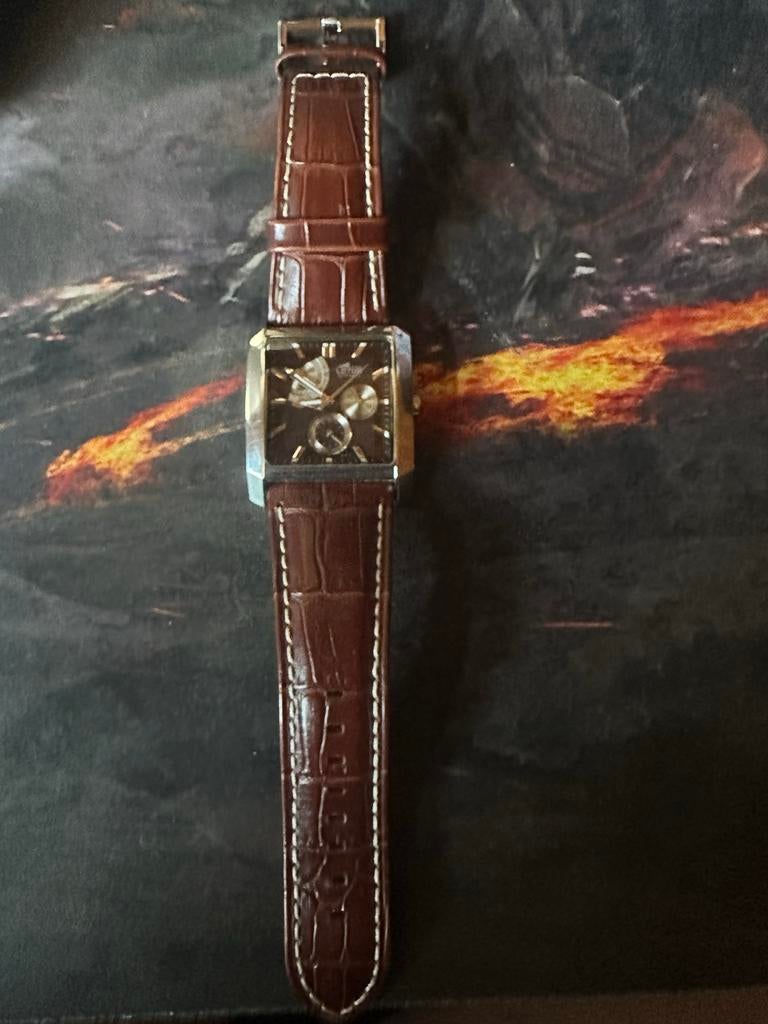 Lotus horloge model 15826, Overige materialen, Met bandje, Polshorloge, Onbekend