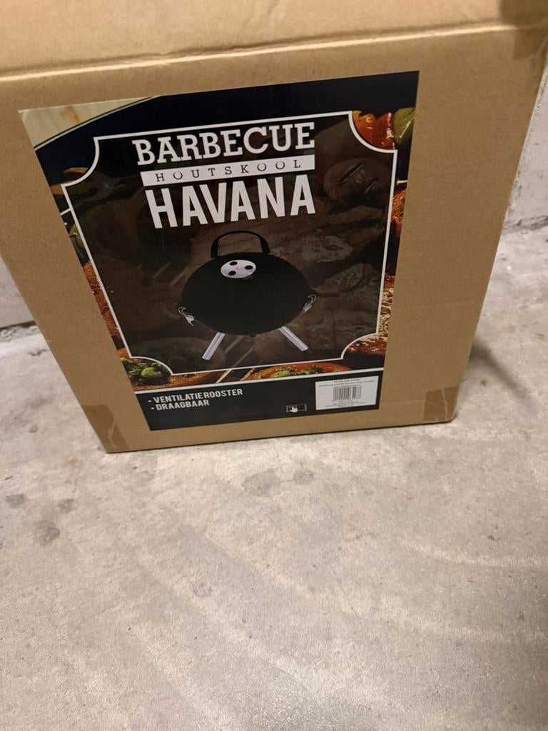 Paarse kolen bbq klein, Ophalen, Zo goed als nieuw