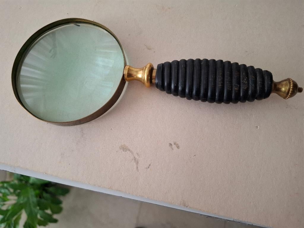 vintage loep 100 mm, Ophalen of Verzenden, Vergrootglas of Loep
