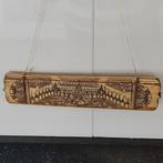 boeddhistisch palmbladmanuscript, Ophalen of Verzenden, Gebruikt