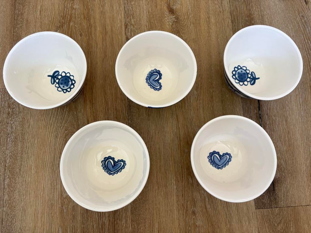 Blond Amsterdam Delfts Blond Kommen Set, Huis en Inrichting, Gebruikt, Blond Amsterdam, Ophalen of Verzenden, Kom(men)