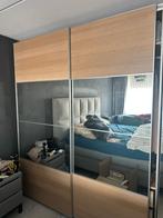Kledingkast met schuifdeuren en spiegel, Ophalen of Verzenden