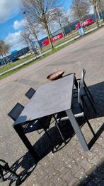 Tuinset ACTIE!Goa tafel 160cm met Melbourne stoelen, Tuin en Terras, 4 zitplaatsen, Ophalen of Verzenden, Tuinset, 4 Seasons Outdoor