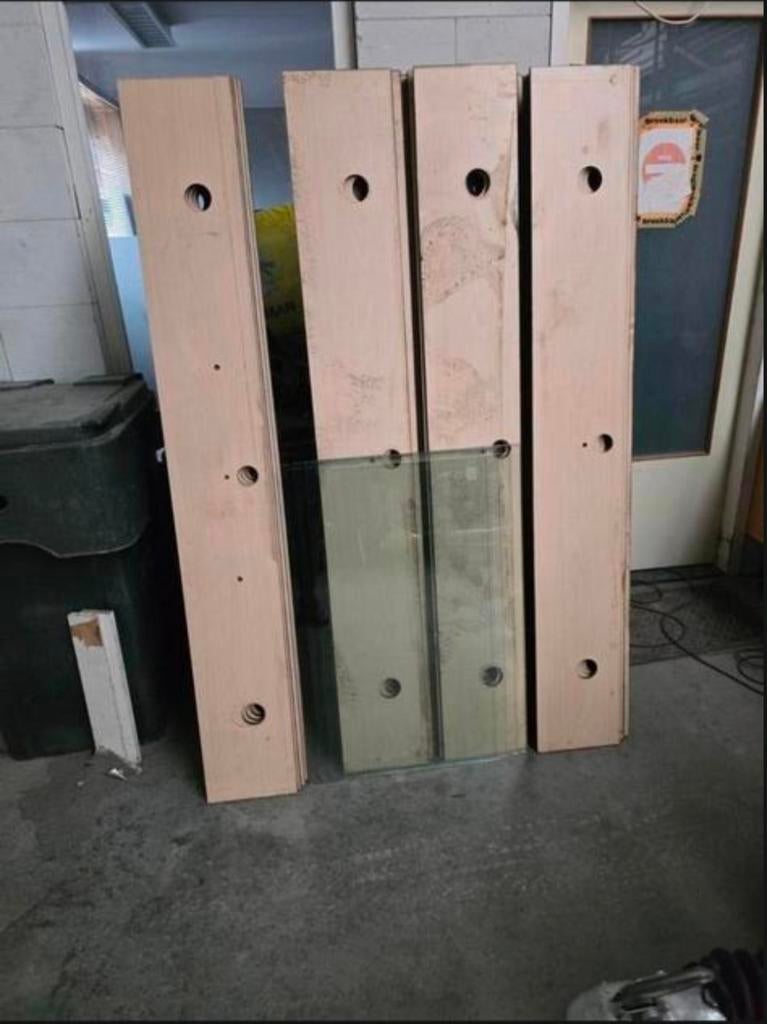 Trespa stroken met gaten, Minder dan 25 mm, Ophalen of Verzenden, Plank, Minder dan 200 cm