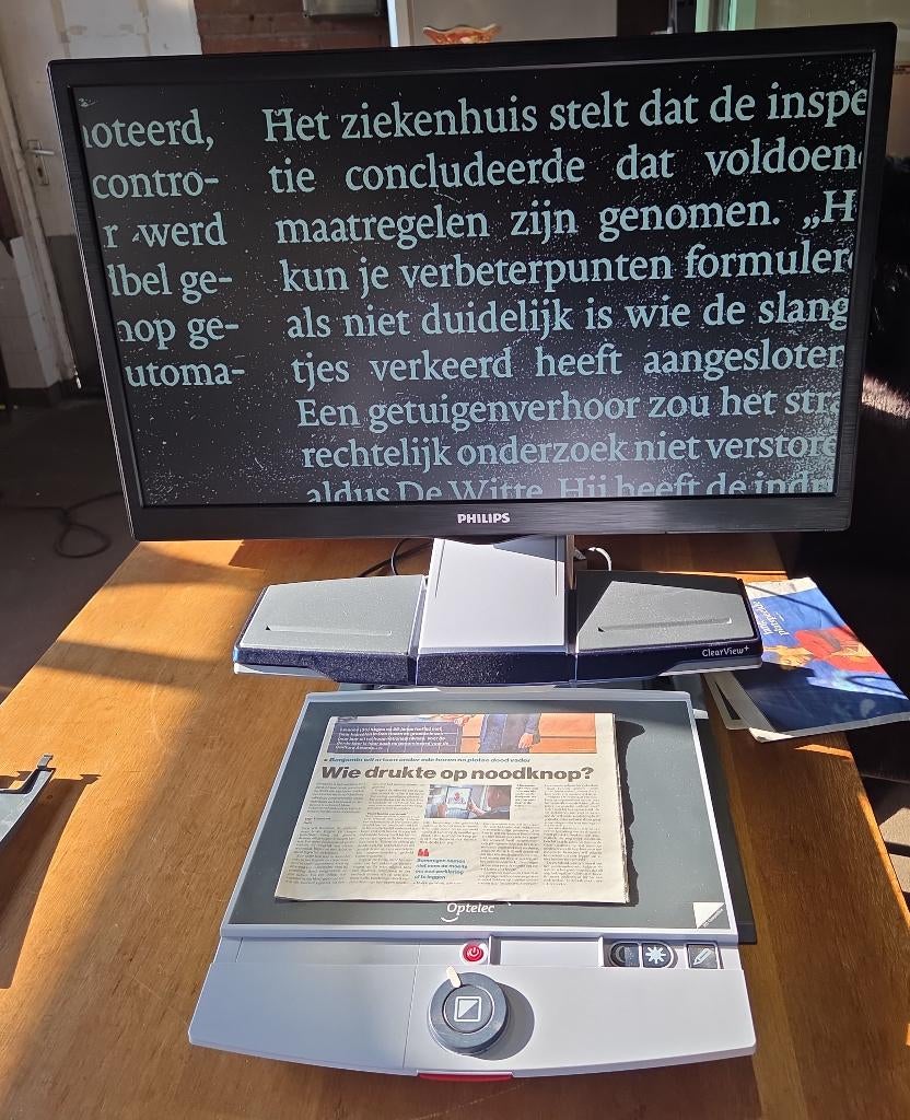 Optelec ClearView+, Ophalen, Gebruikt, Overige typen, X