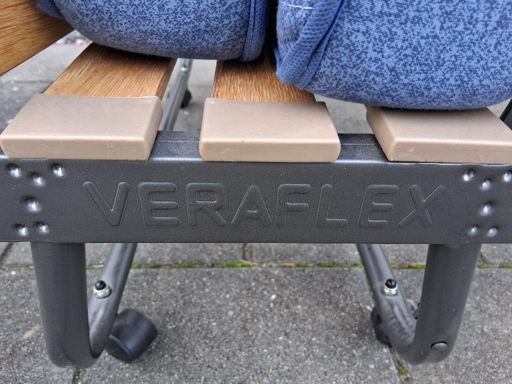 Logeerbed Veravlex met matras, Ophalen, 90 cm, Eenpersoons, Beige