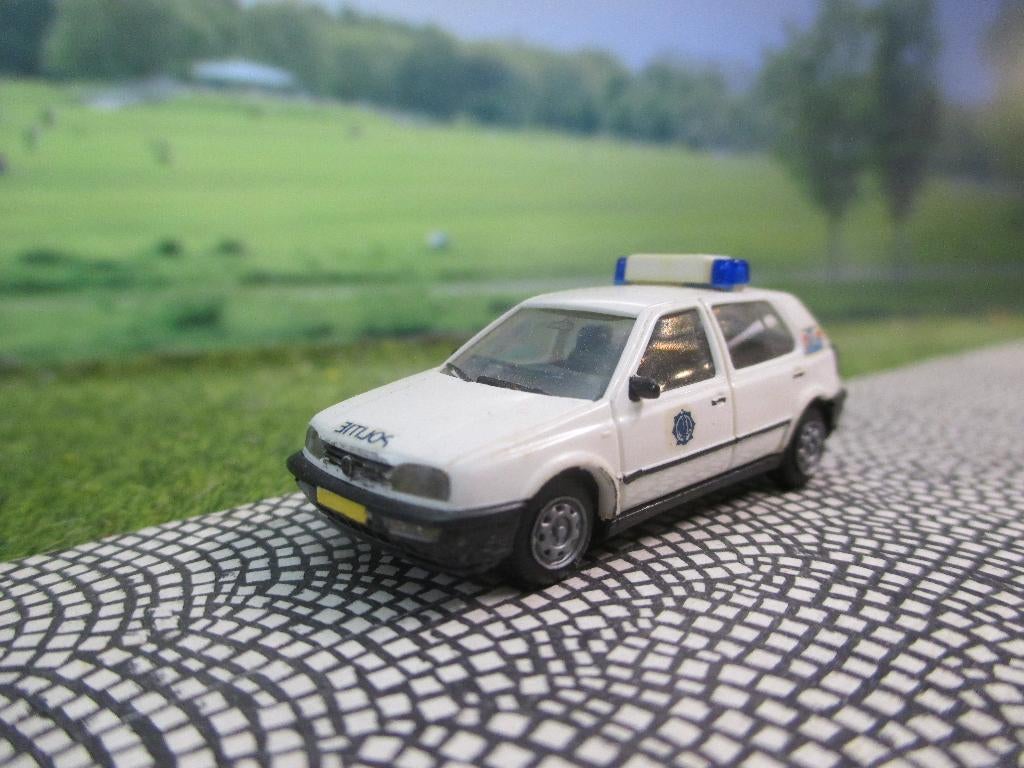 VW Golf 3 - Herpa POLITIE Nederland Gemeentepolitie, Ophalen of Verzenden, Gebruikt, Auto, Herpa