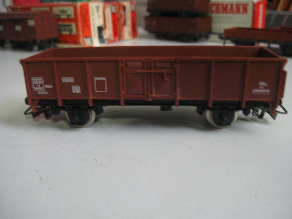 Modeltrein Ho: Jouef 6320 Hoge bakwagon., Gebruikt, Gelijkstroom, Jouef, Wagon