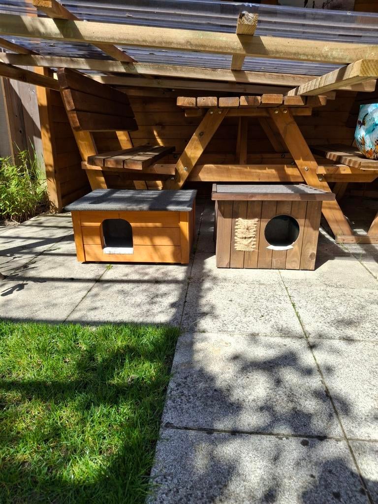 2 luxe, geisoleerde huizen voor cavia's, fretten, konijnen!, Ophalen, Overige typen