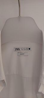 Pak van Zara, d.blauw incl. wit hemd. Slim fit, Kleding | Heren, Kostuums en Colberts, Maat 52/54 (L), Zara, Blauw, Ophalen of Verzenden