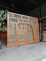 Antieke Indische poort | Uniek! XXL Wandbord | Hoofdbord, Ophalen of Verzenden