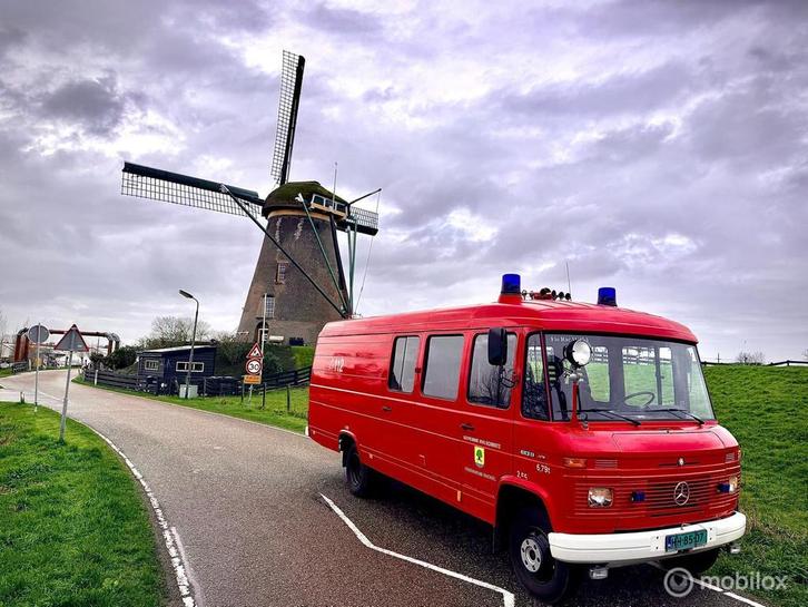 Mercedes 613 Breitmaul 23.149 km bj 83 Brandweer camper, Auto's, Bestelauto's, Bedrijf, Te koop, Mercedes-Benz, Diesel, Handgeschakeld
