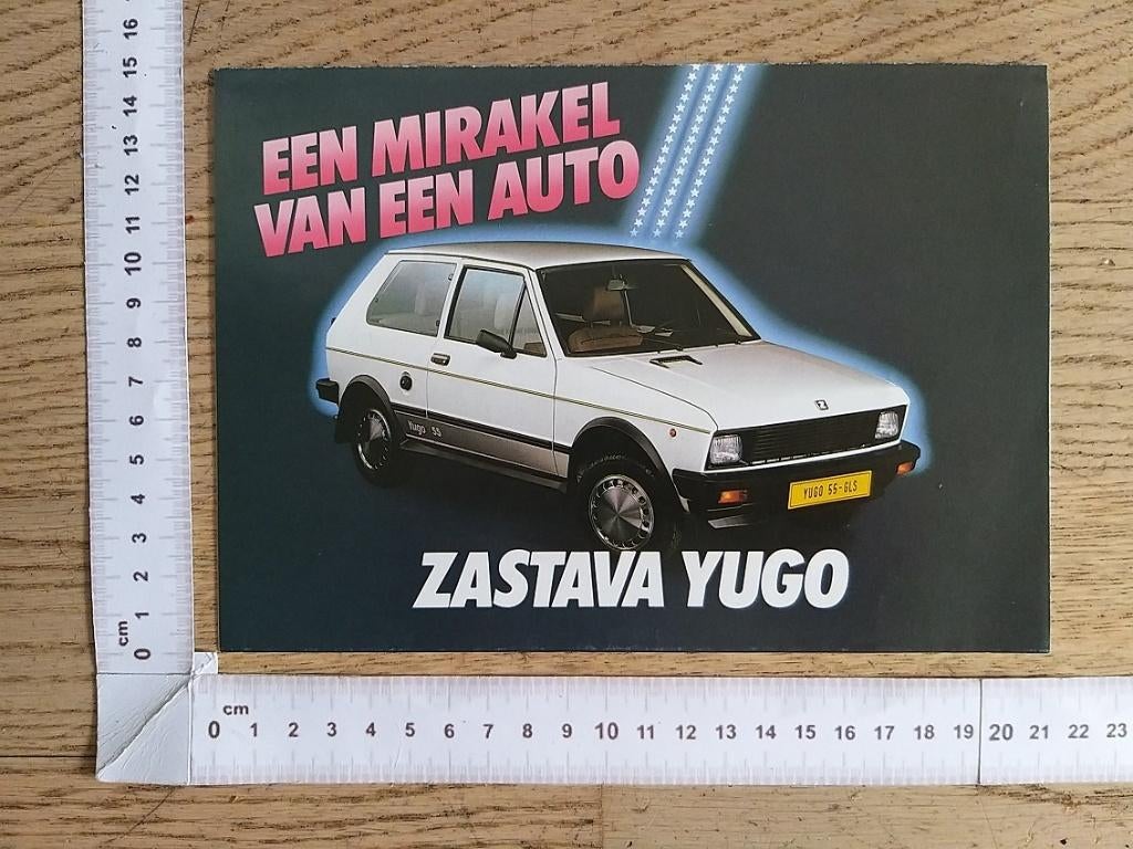 Zastava modellen folder 1985, Ophalen of Verzenden, Gelezen, Overige merken