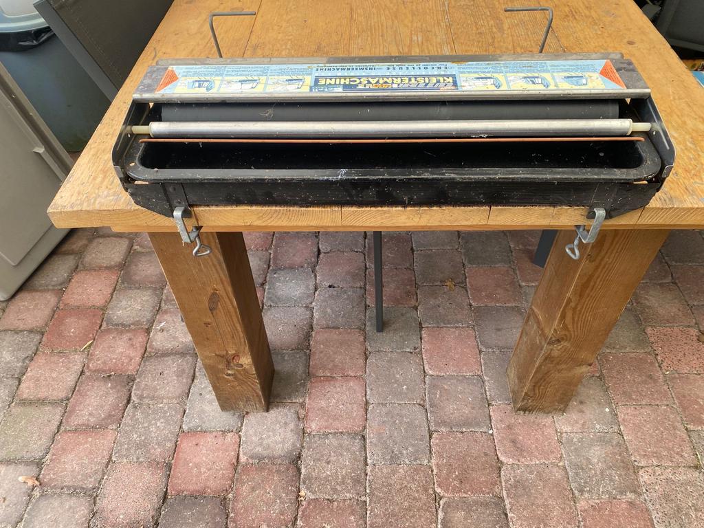Vintage Behangmachine / Kleistermachine, Ophalen, Gebruikt