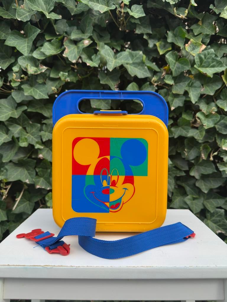 Disney Mickey Mouse lunchbox (Tupperware) - opbergdoos, Ophalen of Verzenden, Gebruikt