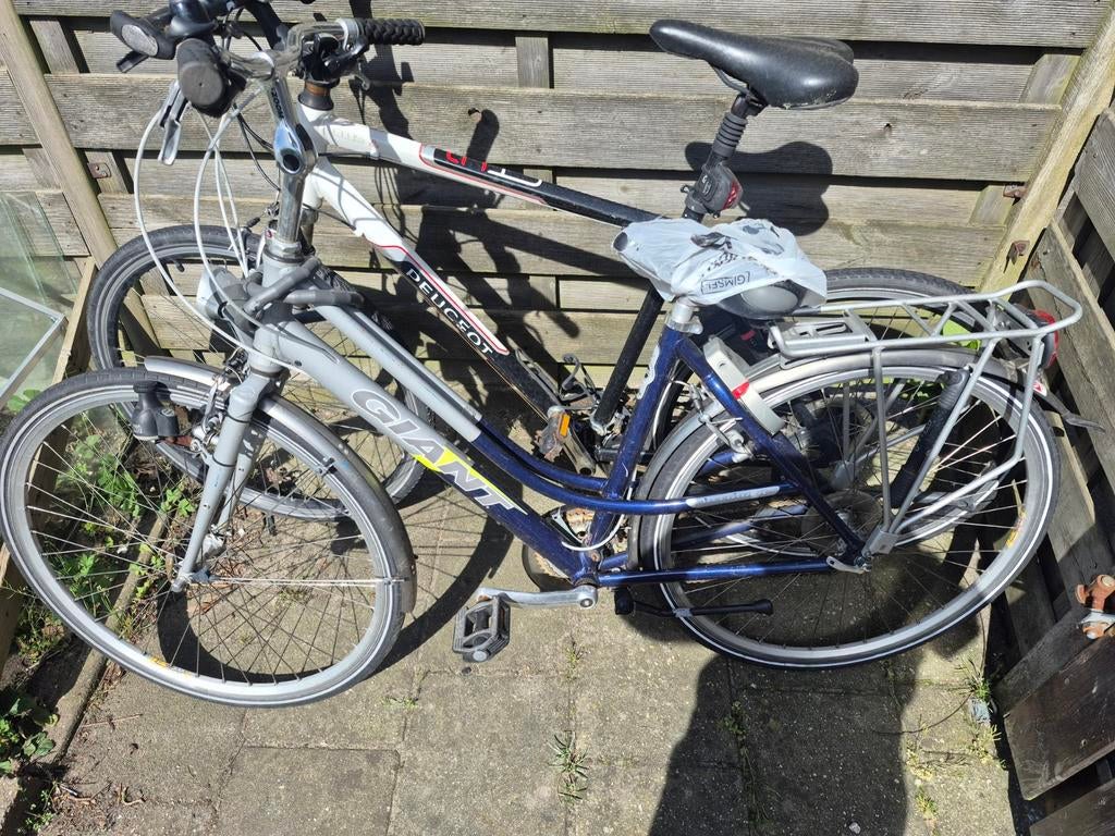 Giant damesfiets opknapper, Ophalen, Gebruikt, Velgrem, Versnellingen