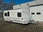 Fendt Opal 465 SFB met Mover en fietsendrager, Caravans en Kamperen, Schokbreker, Rondzit, Frans bed, Bedrijf