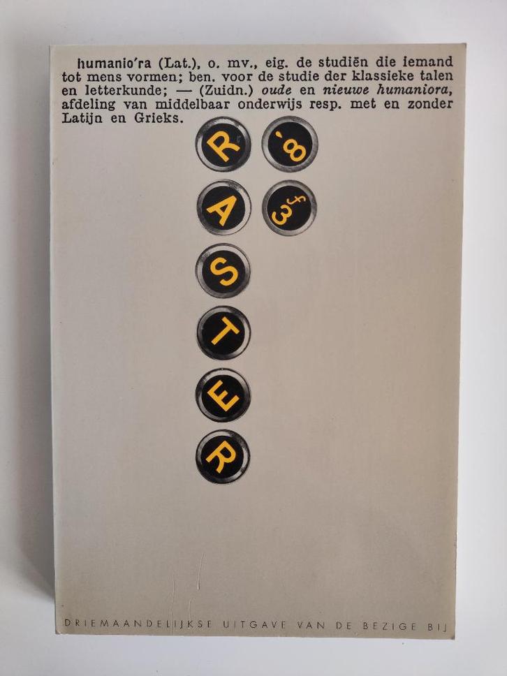 Raster 83 : Humaniora, Boeken, Literatuur, Zo goed als nieuw, Nederland, Ophalen of Verzenden