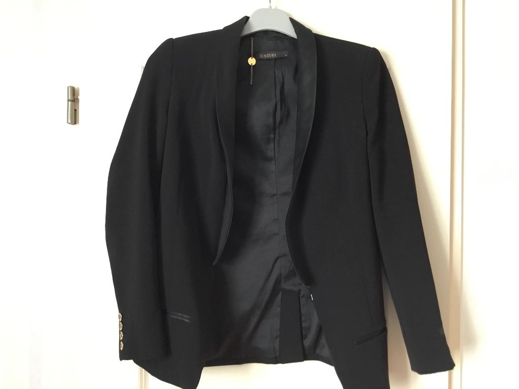 Apart zwart jasje van supertrash. Maat 38, Kleding | Dames, Jasjes, Kostuums en Pakken, Maat 38/40 (M), Supertrash, Zwart, Ophalen of Verzenden