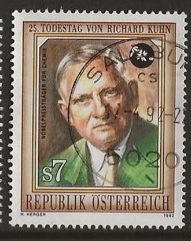 Oostenrijk 8, Kuhn, Verzenden, Gestempeld