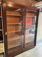 Apothekers kast met twee grote schuifdeuren ca. 173 breed, Ophalen, 200 cm of meer, 150 tot 200 cm, Antiek / vintage