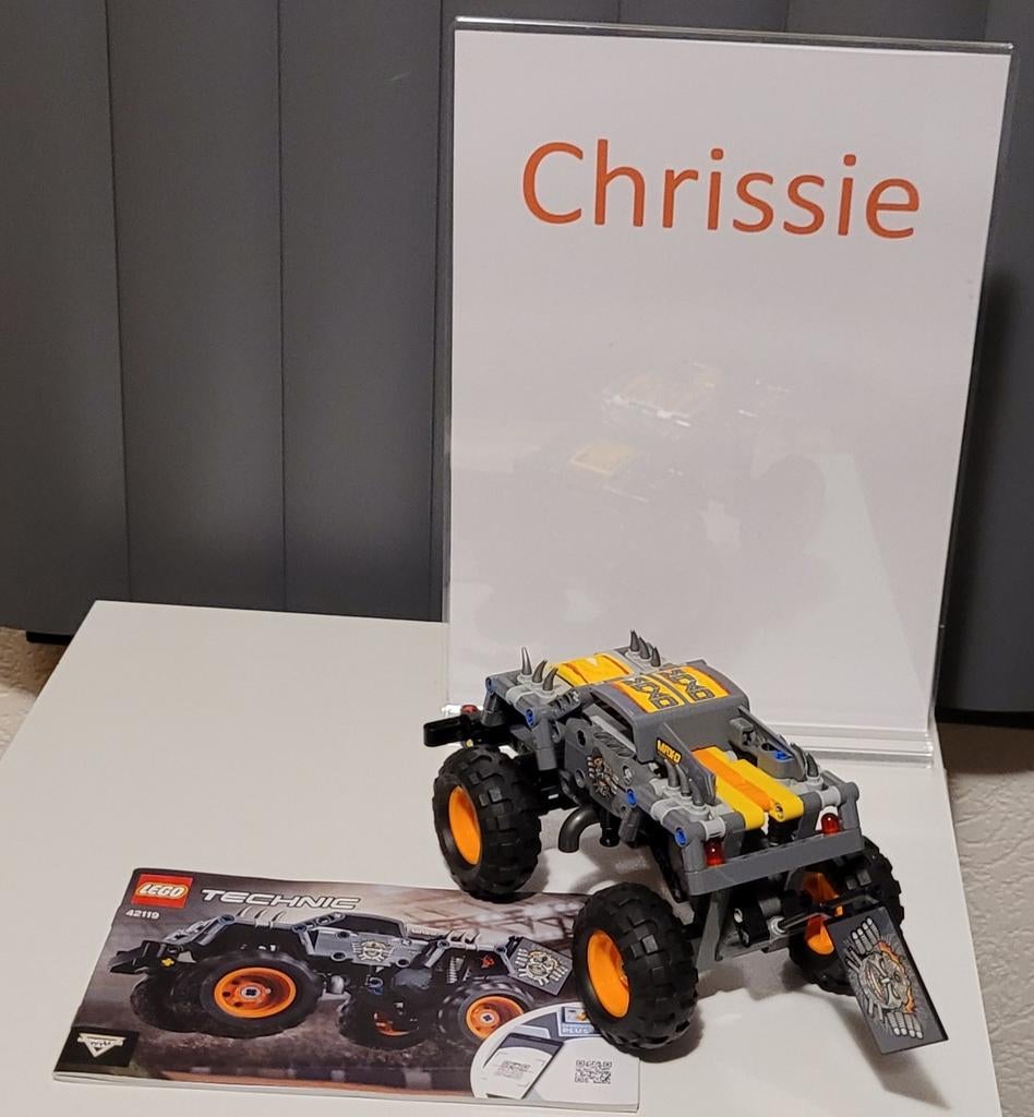 Lego Technic 42119 Monster Jam Max-D, Kinderen en Baby's, Speelgoed | Duplo en Lego, Ophalen, Zo goed als nieuw, Complete set