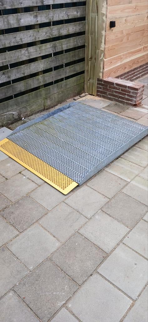 Oprijplaat staal., Diversen, Verpleegmiddelen, Ophalen of Verzenden, Gebruikt