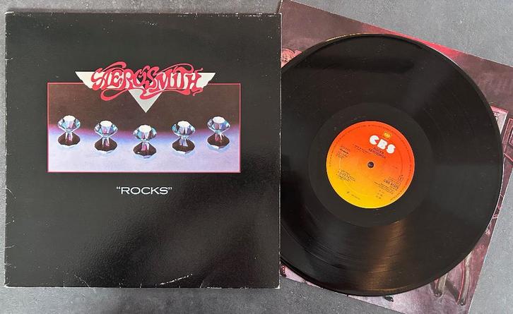 AEROSMITH - Rocks ( LP ), Cd's en Dvd's, Vinyl | Rock, Zo goed als nieuw, Poprock, 12 inch, Ophalen of Verzenden