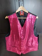 Nieuw Roze Pailletten Gilet - Carnaval (valt kleiner uit), Carnaval, Maat 42/44 (L), Nieuw, Ophalen of Verzenden