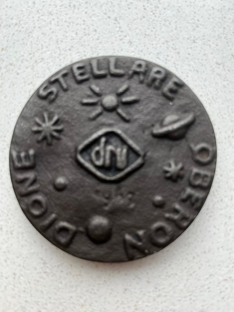 DRU Copernicus herdenkingspenning - Eerste maanlanding, Postzegels en Munten, Ophalen of Verzenden, Overige materialen, Nederland