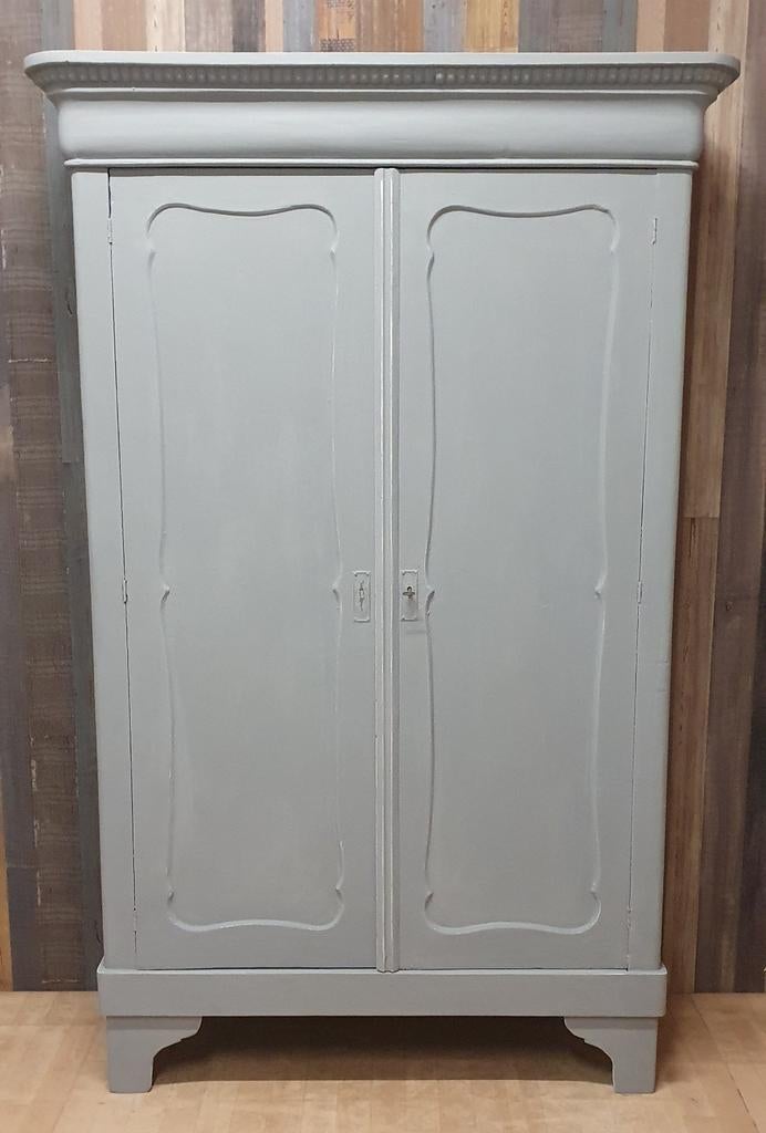 Prachtige brocante Hollandse meidenkast biedermeier kast, Ophalen