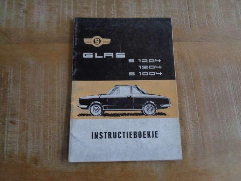 Glas 1004 / 1204 Handleiding Instructieboek NL Druk 1964, Verzenden