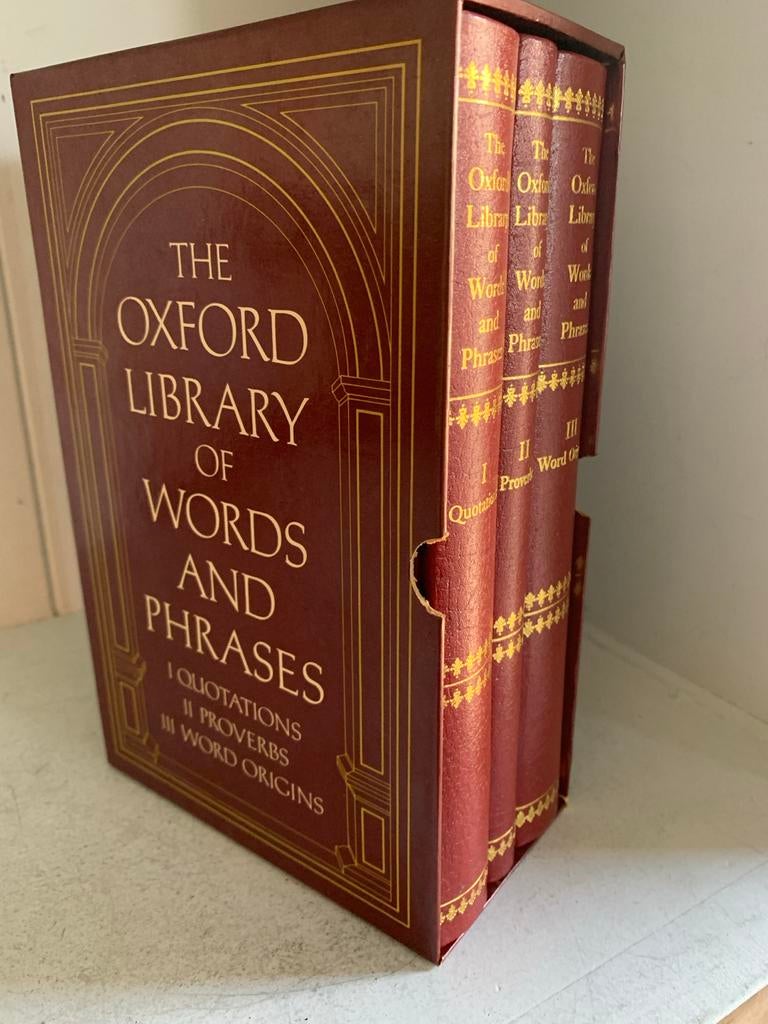 The Oxford Library of Words and Phrases - 3 delen, Ophalen of Verzenden, Zo goed als nieuw, Overige uitgevers, Engels