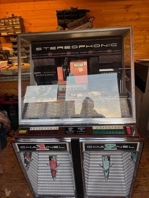 Seeburg 220 uit 1959, Verzamelen, Automaten | Jukeboxen, Gebruikt, Seeburg, 1950 tot 1960, Ophalen