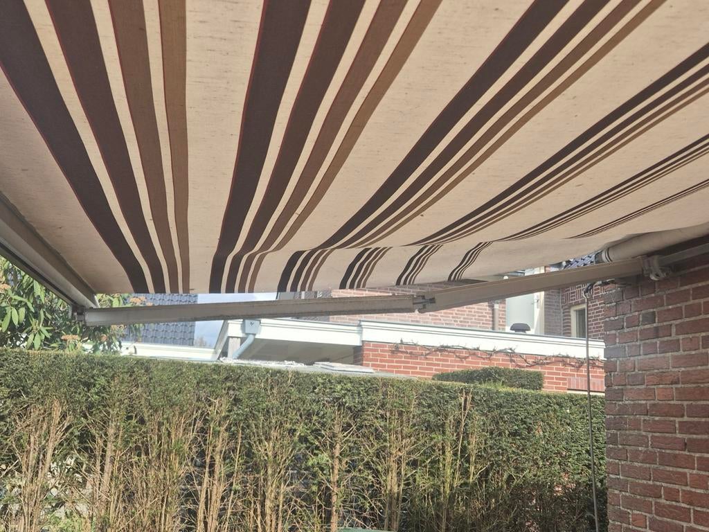 Gebruikt knikarmscherm - 500x250 cm, Ophalen