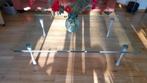 Salontafel dik glas, Rolf Benz, Huis en Inrichting, Ophalen, Gebruikt, 100 tot 150 cm, Design