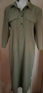 Nieuwe lange jurk 36 S travelstof khaki Penn&Ink N.Y. travel, Penn&ink N.Y., Nieuw, Ophalen of Verzenden, Maat 36 (S)