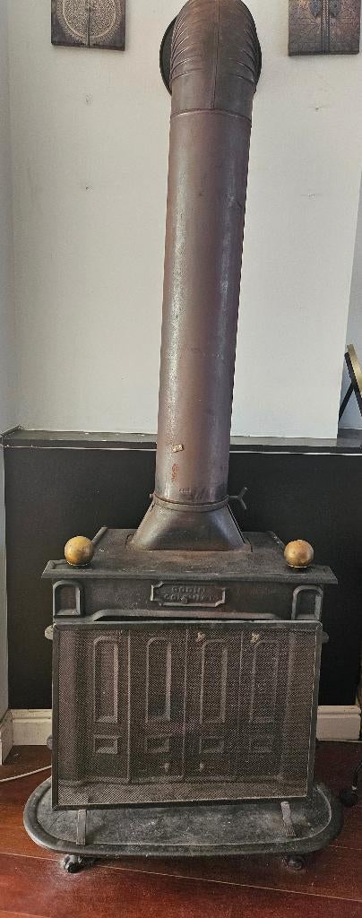 Allesbrander houtkachel, Huis en Inrichting, Kachels, Ophalen, Gebruikt, Houtkachel, Vrijstaand