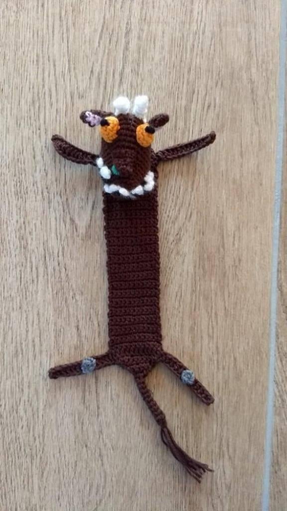 gehaakte gruffalo boekenlegger, Ophalen of Verzenden, Nieuw, Haken, Overige typen