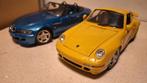Bburago en anson 1/18  bmw en porsche, Ophalen of Verzenden, Gebruikt, Auto, Bburago