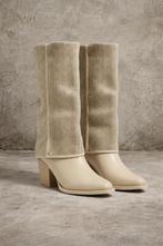 ‼️ Actie ‼️ Beige Flappen laars maat 37, Hoge laarzen, Beige, Nieuw, Ophalen of Verzenden