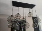 Moderne hanglamp met 8 glazen bollen - Straluma, Modern, Industrieel, Design, Ophalen of Verzenden, Zo goed als nieuw, Glas
