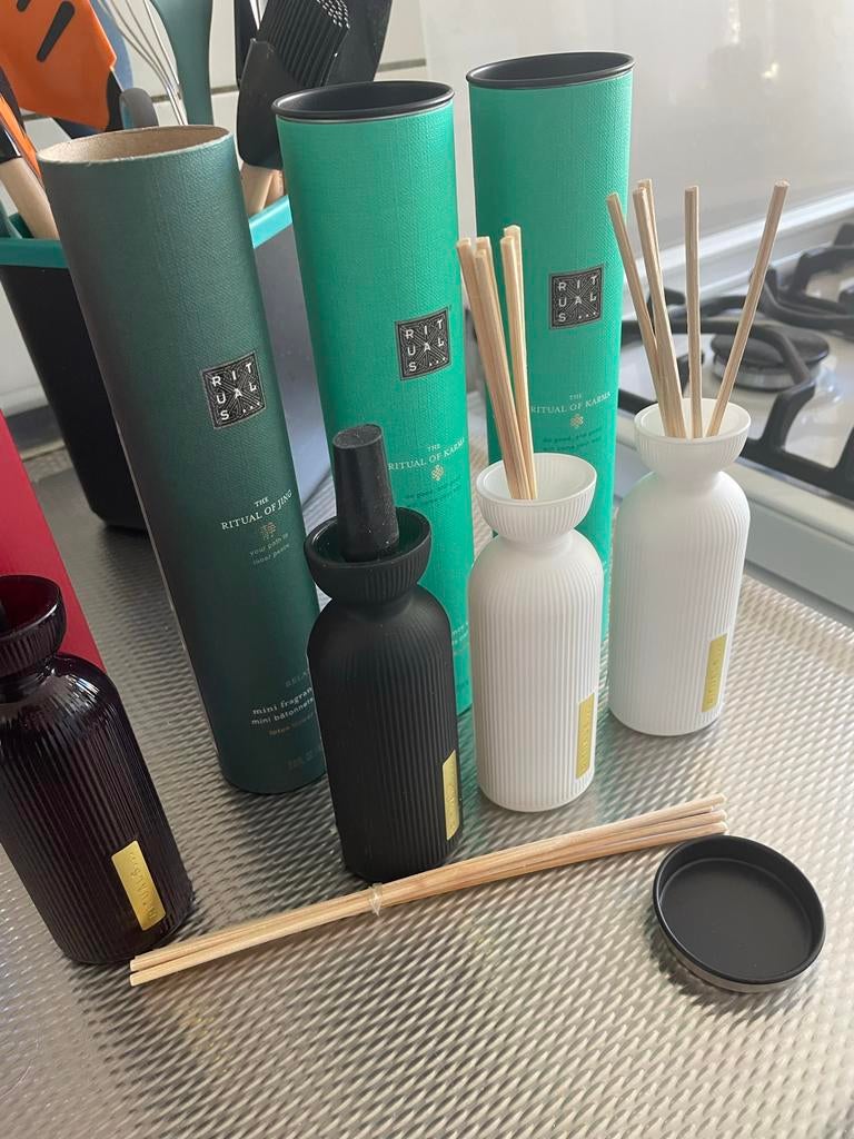 Rituals geurstokjes houders - Leeg, Huis en Inrichting, Ophalen of Verzenden, Gebruikt, Meerkleurig, Modern