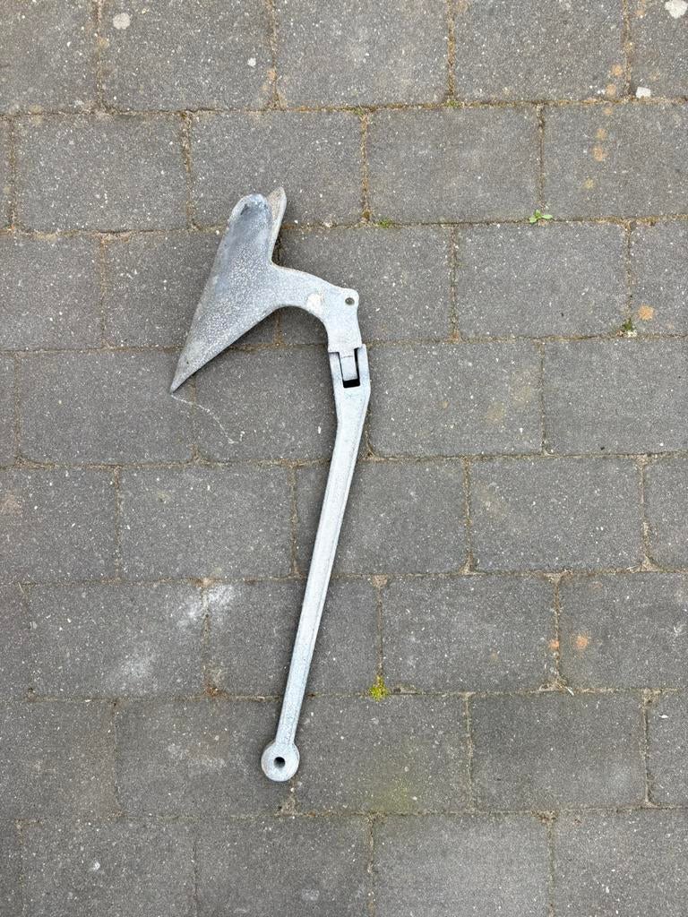 Zwaar 16 kg ploeganker .. nooit gebruikt., Ophalen of Verzenden, Zo goed als nieuw