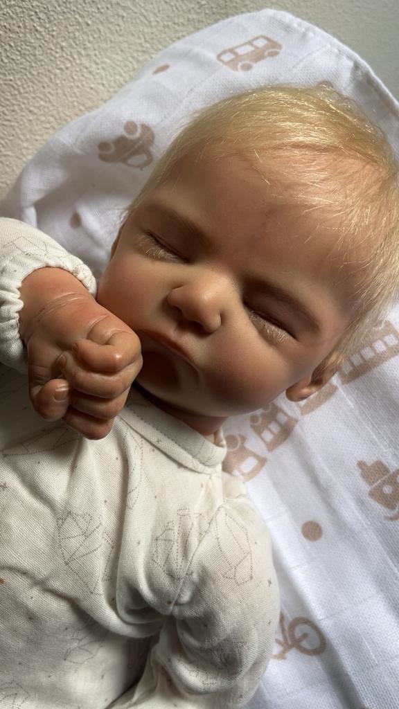 Reborn Eloïse van Maisa Said, Ophalen of Verzenden, Zo goed als nieuw, Pop