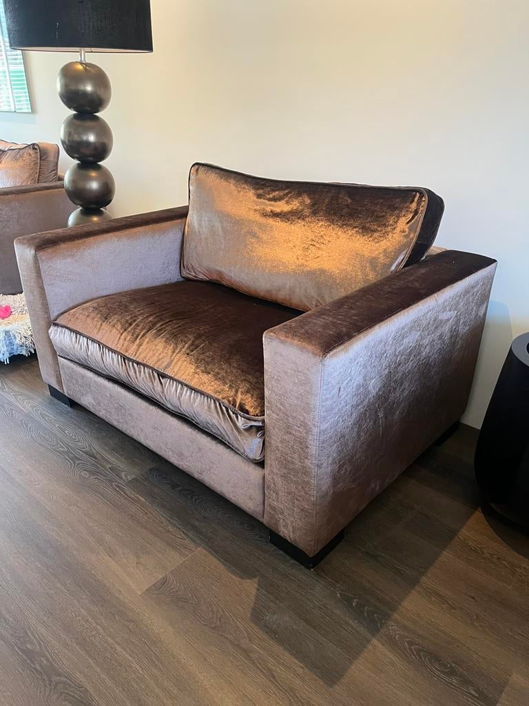 Fauteuil bank stoel Driehoek meubelen Amsterdam, Ophalen, Eenpersoons, 75 tot 100 cm, Zo goed als nieuw