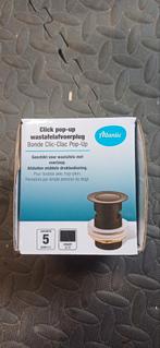 Nieuwe Zwarte Wastafelafvoerplug - Click Pop-Up, Ophalen of Verzenden, Nieuw, Wastafel